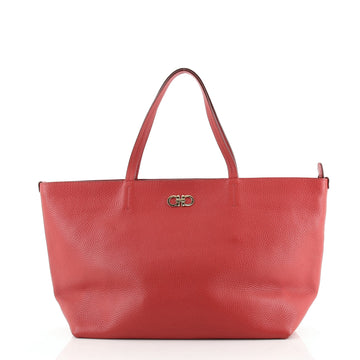 Salvatore Ferragamo Bice Tote Leather Large