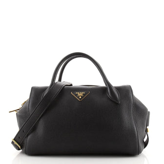 Prada Convertible Top Handle Satchel Vitello Daino Medium