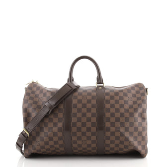 Louis Vuitton Keepall Bandouliere Bag Damier 45