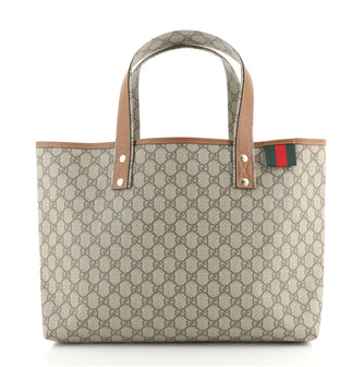 Gucci Web Loop Tote GG Coated Canvas Medium
