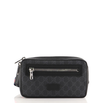 Gucci Soft Zip Belt Bag GG Coated Canvas Small