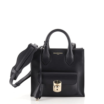 Balenciaga Padlock All Afternoon Tote Leather Mini