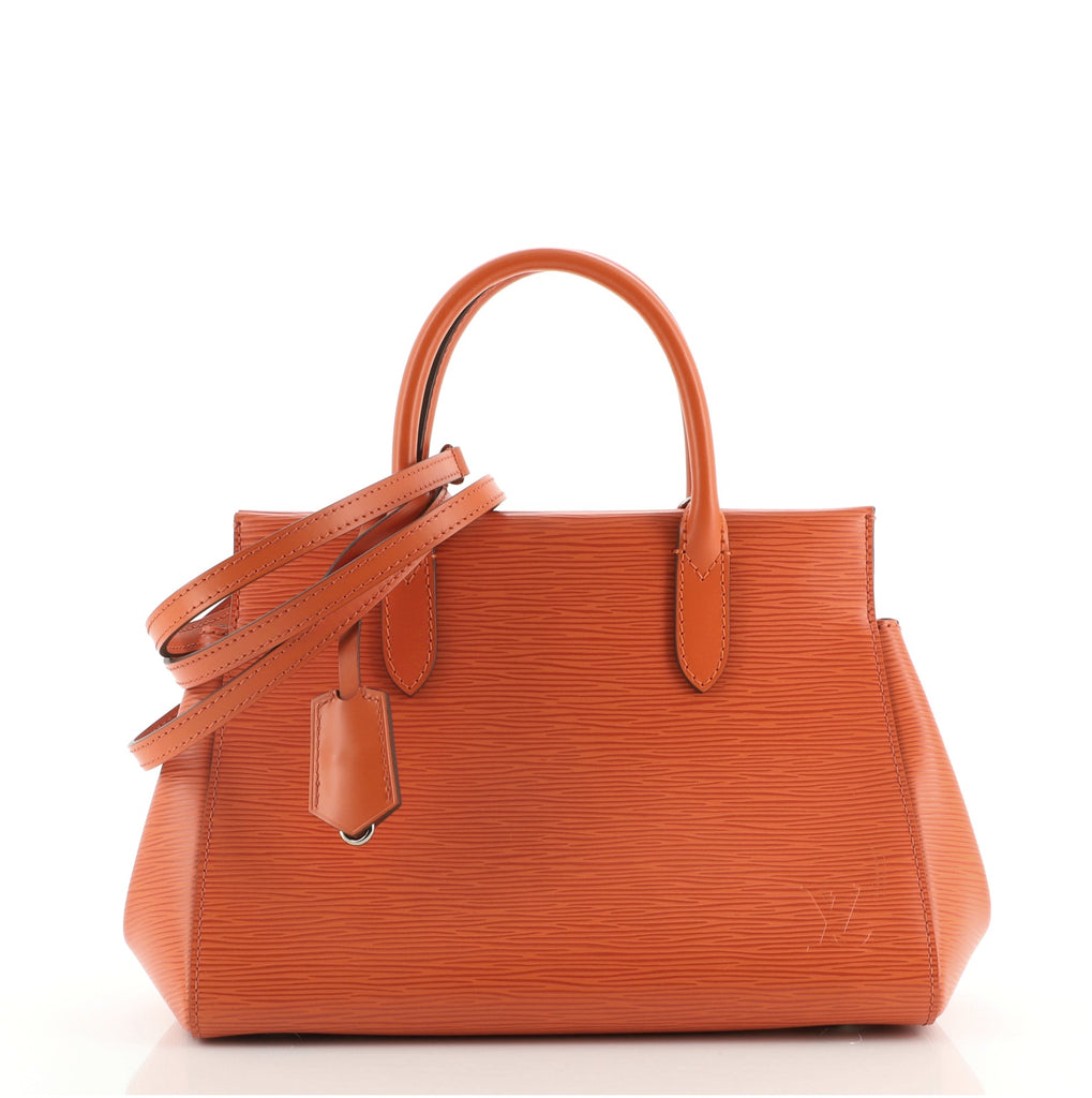 RvceShops Revival, Louis Vuitton Marly handbag in orange epi leather