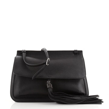 Gucci Bamboo Daily Flap Bag Leather