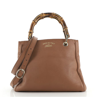 Gucci Bamboo Shopper Tote Leather Small