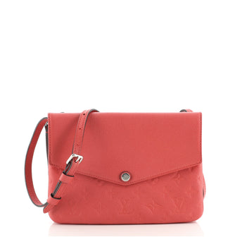 Louis Vuitton Twice Handbag Monogram Empreinte Leather