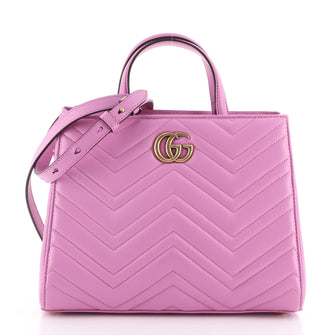 Gucci GG Marmont Tote Matelasse Leather Small