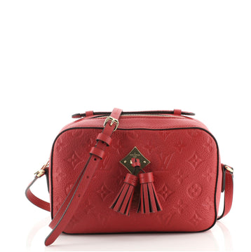 Louis Vuitton Saintonge Handbag Monogram Empreinte Leather