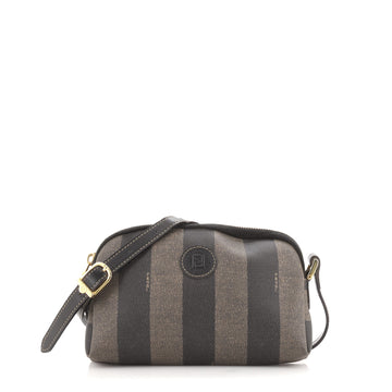 Fendi Vintage Pequin Crossbody Coated Canvas Small