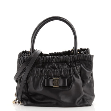 Salvatore Ferragamo Josette Tote Leather Medium