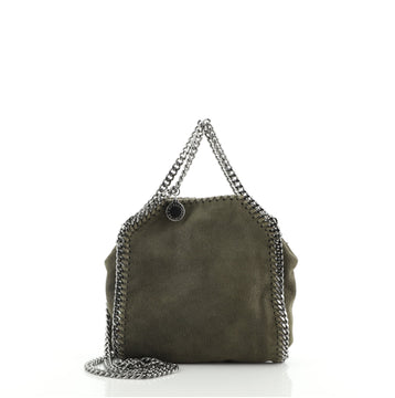 Stella McCartney Falabella Fold Over Crossbody Bag Shaggy Deer Tiny