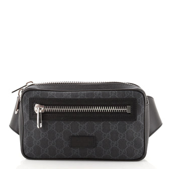 Gucci Soft Zip Belt Bag GG Coated Canvas Small