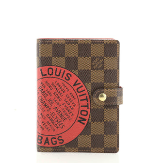 Louis Vuitton Ring Agenda Cover Limited Edition Damier Graphite PM