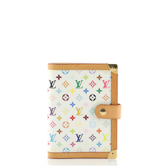 Louis Vuitton Ring Agenda Cover Monogram Multicolor with Leather PM