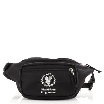 Balenciaga World Food Programme Waist Bag Embroidered Nylon