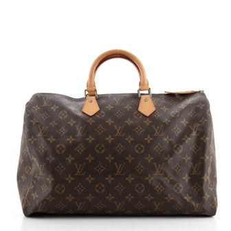 Louis Vuitton Speedy Handbag Monogram Canvas 40