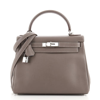 Hermes Candy Kelly Handbag Epsom 28