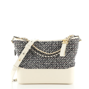 Chanel Gabrielle Hobo Quilted Tweed and Calfskin Medium