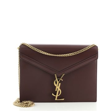 Saint Laurent Cassandra Chain Shoulder Bag Leather Small