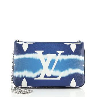 Louis Vuitton Double Zip Pochette Limited Edition Escale Monogram Giant