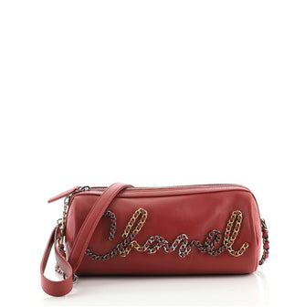 Chanel Signature Bowling Bag Calfskin