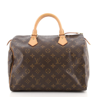 Louis Vuitton Speedy Handbag Monogram Canvas 30
