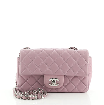 Chanel Classic Single Flap Bag Quilted Lambskin Mini