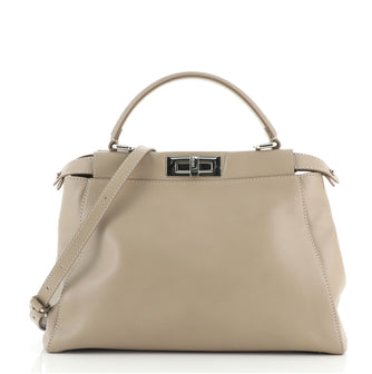 Fendi Peekaboo Bag Soft Leather Regular