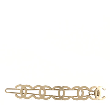 Chanel CC Hair Clip Barrette Metal
