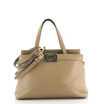 Gucci Linea Matisse Convertible Tote Leather Small
