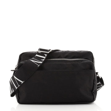 Valentino VLTN Front Pocket Messenger Bag Nylon Medium