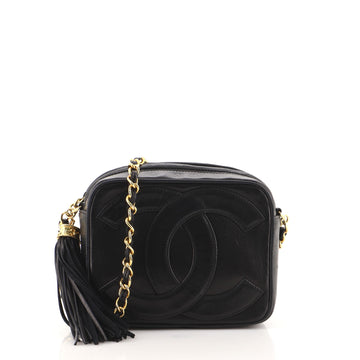 Chanel Vintage CC Tassel Camera Bag Lambskin Mini