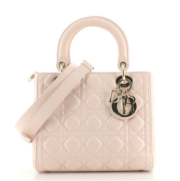 Christian Dior Lady Dior Bag Cannage Quilt Lambskin Medium