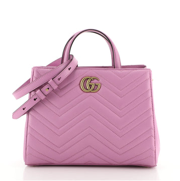 Gucci GG Marmont Tote Matelasse Leather Small