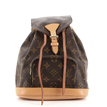 Louis Vuitton Vintage Montsouris Backpack Monogram Canvas PM