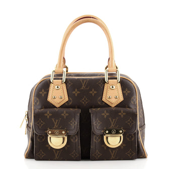 Louis Vuitton Manhattan Handbag Monogram Canvas PM
