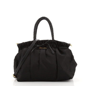 Prada Bow Convertible Tote Tessuto Small