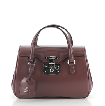 Gucci Lady Lock Satchel Leather Small