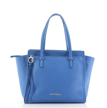 Salvatore Ferragamo Amy Tote Pebbled Leather Medium