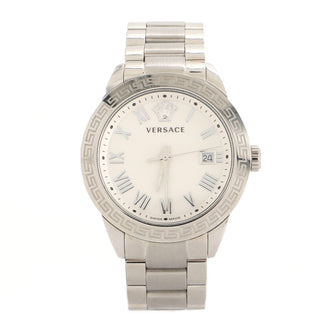 Versace Daphnis Date Quartz Watch Stainless Steel 41
