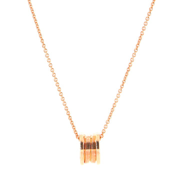 Bvlgari B.Zero1 Pendant Necklace 18K Rose Gold
