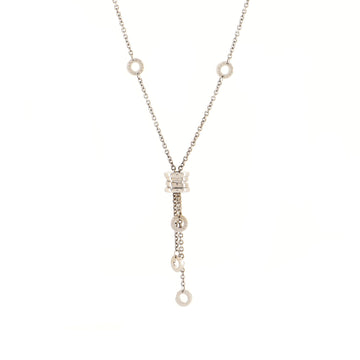 Bvlgari B.Zero1 3 Charm Necklace 18K White Gold