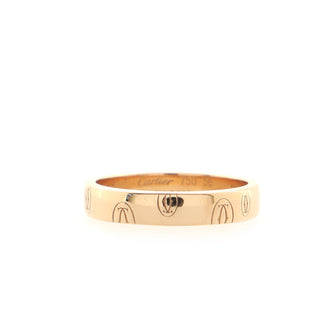 Cartier Logo de Cartier Wedding Band Ring 18K Rose Gold