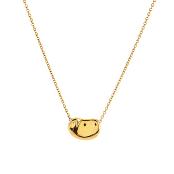 Tiffany & Co. Elsa Peretti Bean Pendant Necklace 18K Yellow Gold 18K Yellow Gold