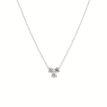 Tiffany & Co. Aria Pendant Necklace Platinum and Diamonds