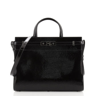 Saint Laurent Manhattan Tote Patent Small