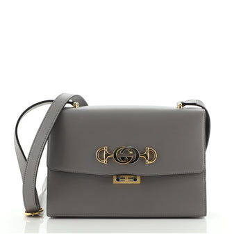 Gucci Zumi Flap Shoulder Bag Leather Small