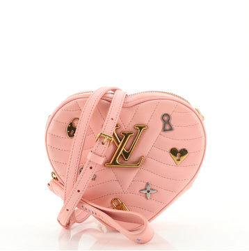 Louis Vuitton New Wave Heart Crossbody Bag Limited Edition Love Lock Quilted Leather