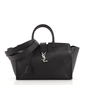 Saint Laurent Monogram Cabas Downtown Leather Small