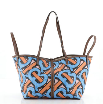 バッグ BURBERRY Small Monogram Print Tote Bag BURBERRY Small Monogram Print Tote Bag